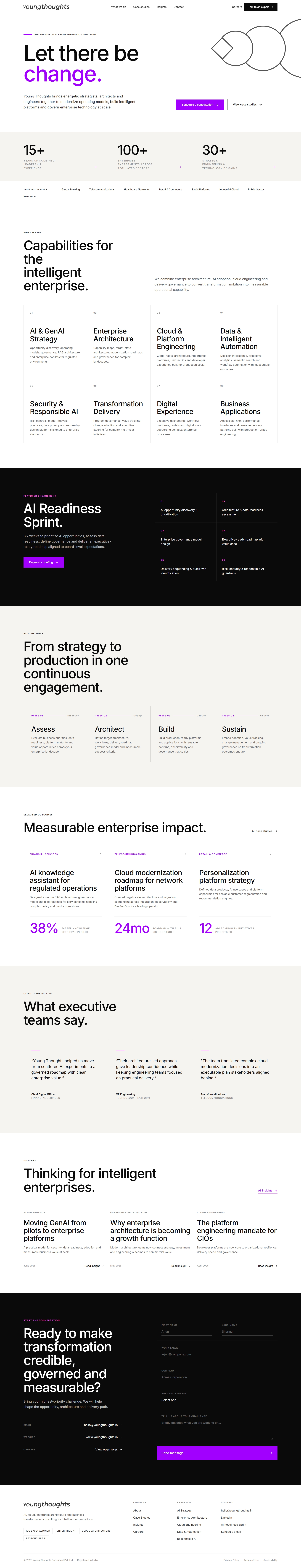 Landing page preview